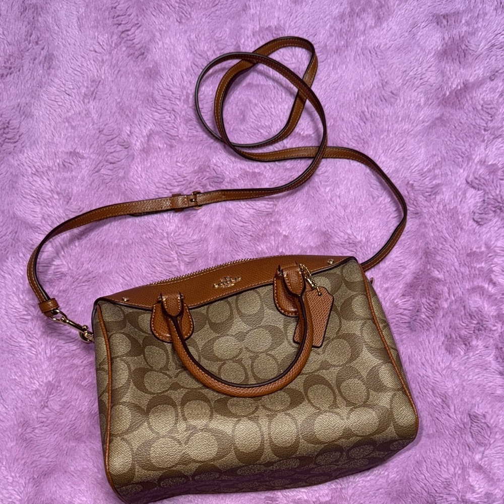 Brown Mini Signature Women's Bag